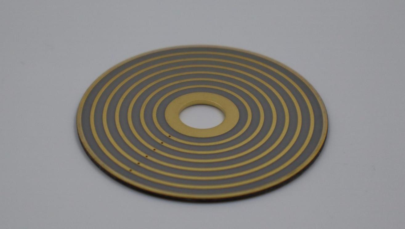 光伏逆变器陶瓷PCB圆形高耐压结构实物图