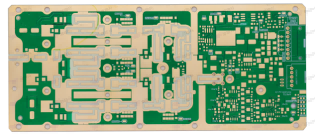 高频PCB射频微带线实物图