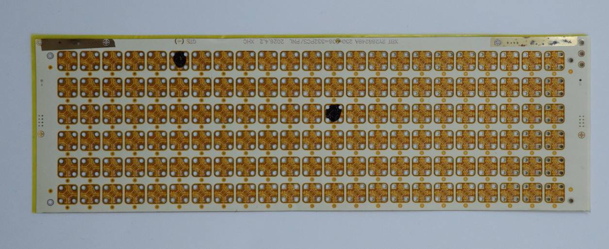 MiniLED灯板PCB多单元阵列实物图